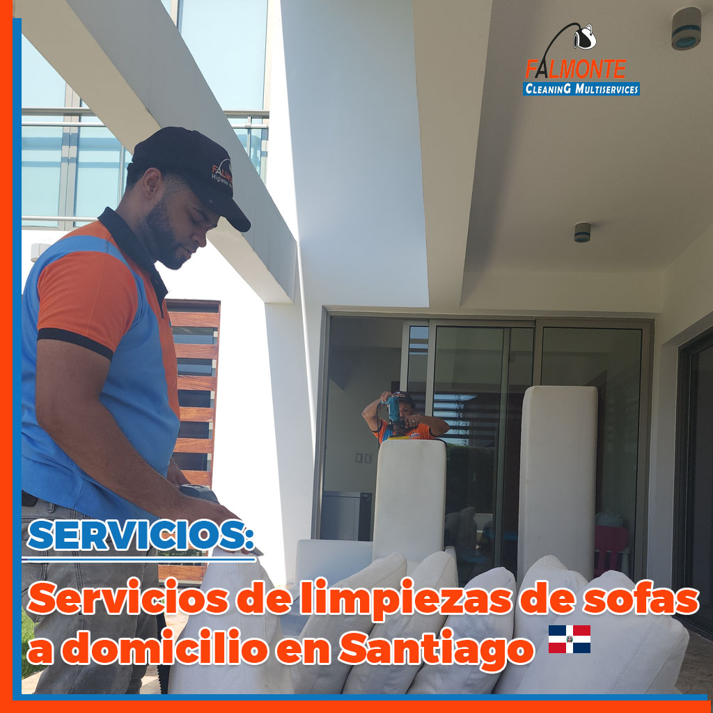 Servicio profesional de limpieza de sofás y tapicerías a domicilio en Santiago de los Caballeros